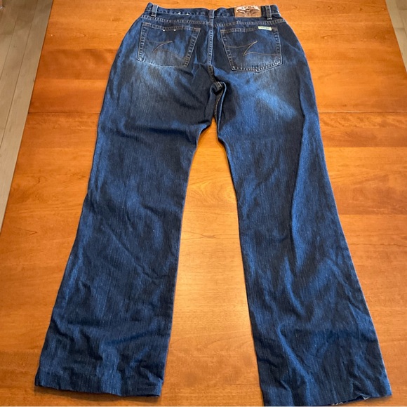 Zena vintage denim Jeans with embroidery.  Size 10 - Picture 2 of 12